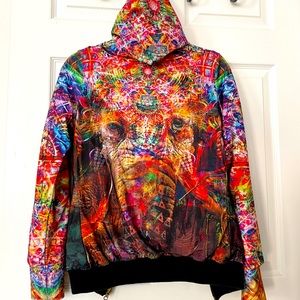 Ganesha Abstract Reversible Jumbie Hoodie